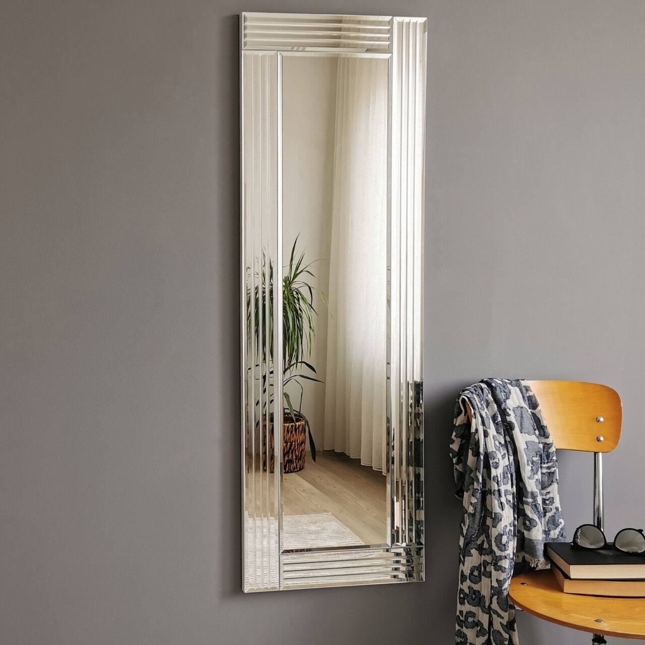 Oglinda decorativa A303D, Neostill, 40 x 120 cm, argintiu - imagine 7